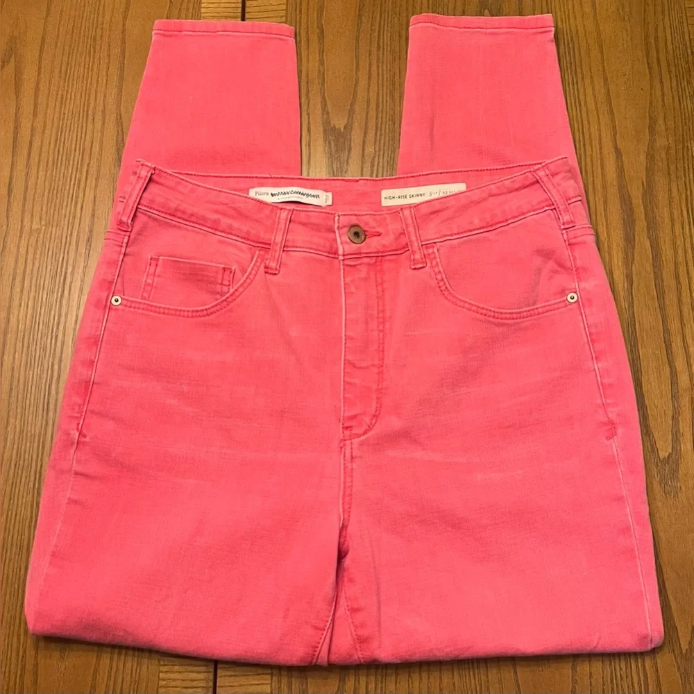 Pilcro and the Letterpress by Anthropologie High-Rise Skinny Ankle Jeans Size 32